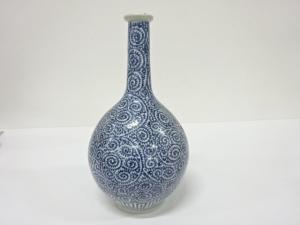 古伊万里 染付 蛸唐草 大徳利 | 宗 sou::お茶道具・着物のお店